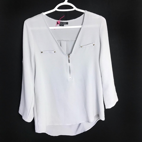 Tops - Baby blue blouse Tops - Baby blue blouse